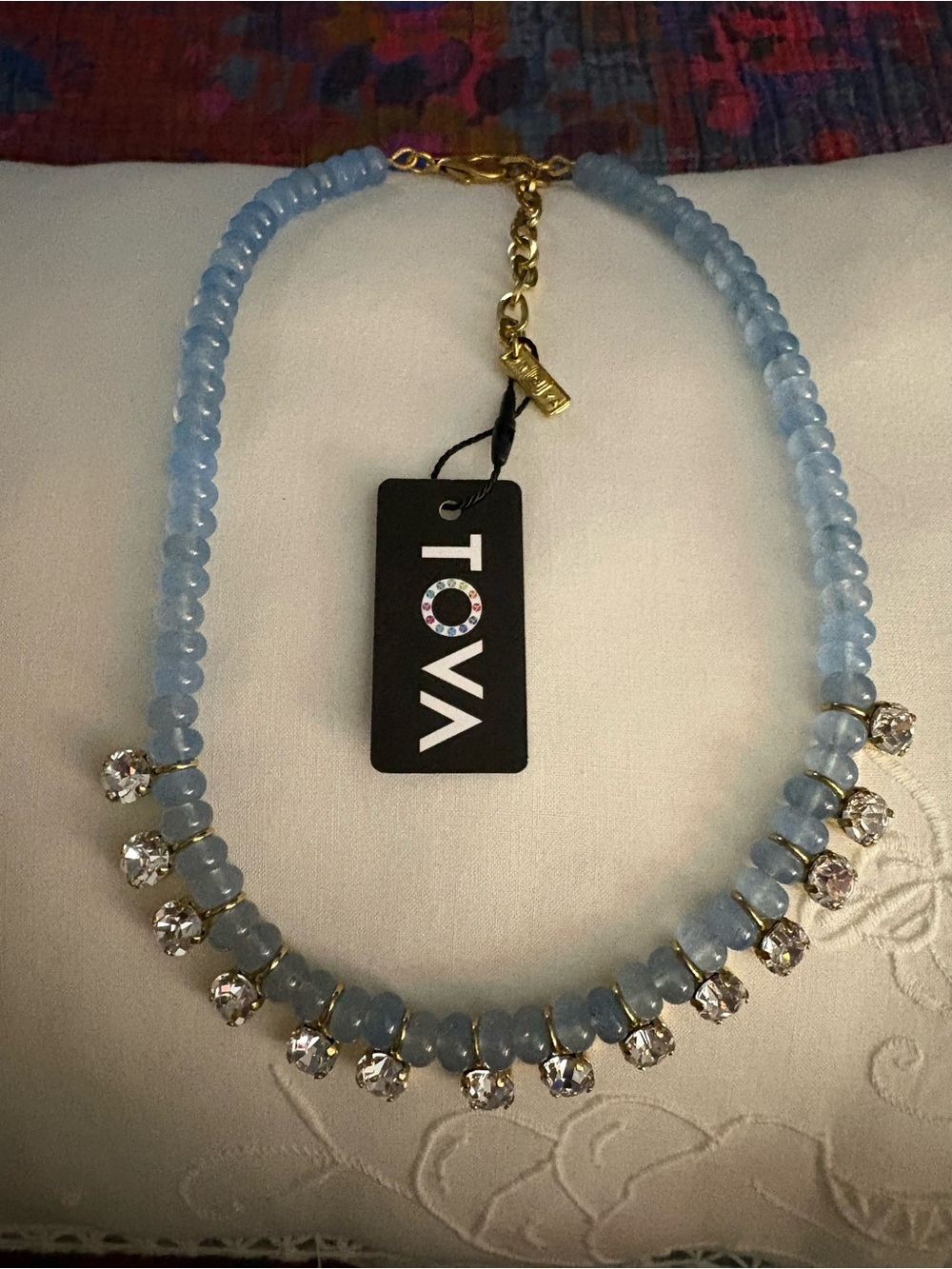 TOVA Bonnie Beaded Pendant Necklace In Fairy Dust Nimblu NWT - Picture 8 of 12